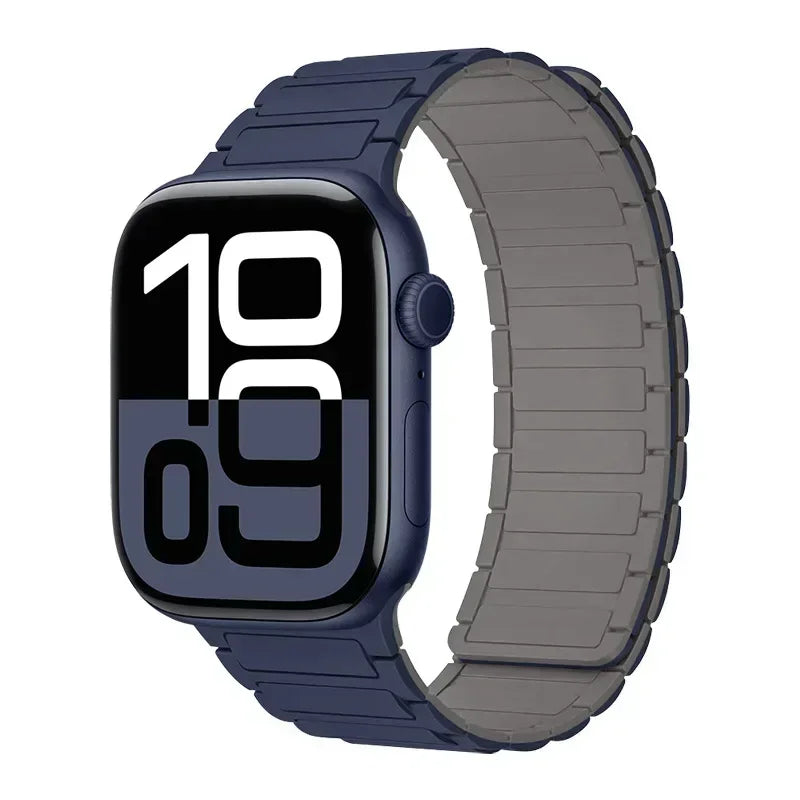 Magnetic Band for Apple Watch Ultra 3 49Mm 46Mm 42Mm 45Mm 44Mm 40Mm 41Mm Silicone Strap Iwatch Series 11 10 9 8 7 6 SE Bracelet