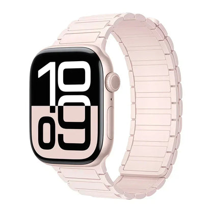 Magnetic Band for Apple Watch Ultra 3 49Mm 46Mm 42Mm 45Mm 44Mm 40Mm 41Mm Silicone Strap Iwatch Series 11 10 9 8 7 6 SE Bracelet