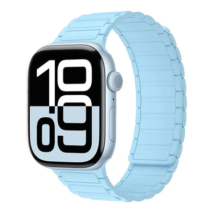 Magnetic Band for Apple Watch Ultra 3 49Mm 46Mm 42Mm 45Mm 44Mm 40Mm 41Mm Silicone Strap Iwatch Series 11 10 9 8 7 6 SE Bracelet