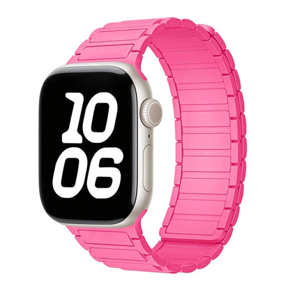 Magnetic Band for Apple Watch Ultra 3 49Mm 46Mm 42Mm 45Mm 44Mm 40Mm 41Mm Silicone Strap Iwatch Series 11 10 9 8 7 6 SE Bracelet