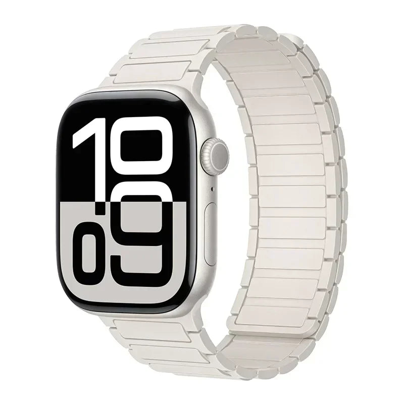 Magnetic Band for Apple Watch Ultra 3 49Mm 46Mm 42Mm 45Mm 44Mm 40Mm 41Mm Silicone Strap Iwatch Series 11 10 9 8 7 6 SE Bracelet